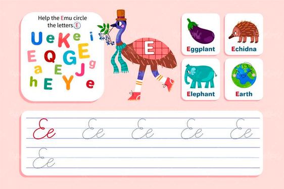 وکتور آموزش زبان