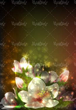 Flower background vector