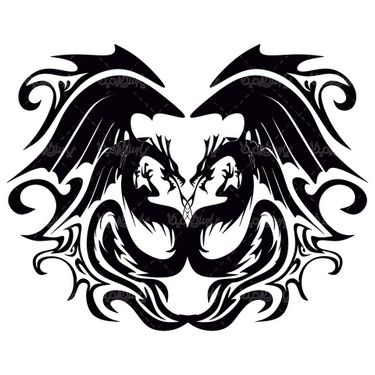 وکتور طرح تتو