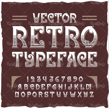 وکتور فونت انگلیسی