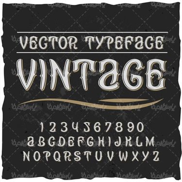 وکتور فونت انگلیسی