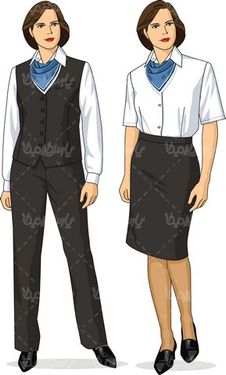وکتور لباس کار