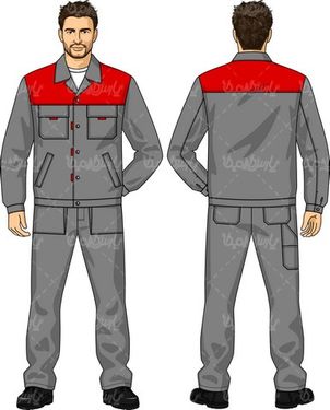 وکتور لباس کار