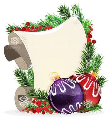 Pine leaf frame vector