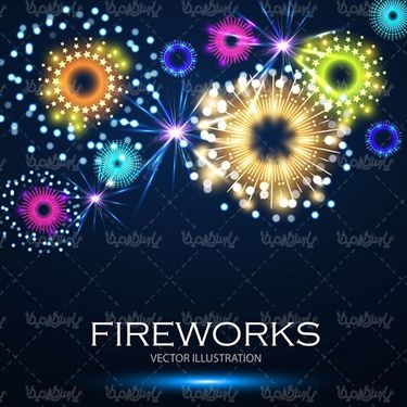 وکتور افکت نور آبی