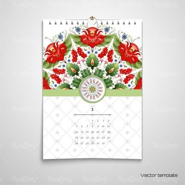 وکتور فریم گل