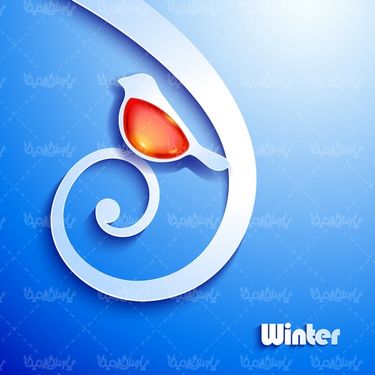 وکتور پس زمینه لوگو برف