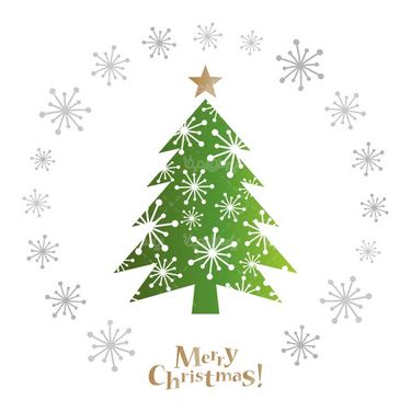 دانلود وکتور درخت کریسمس