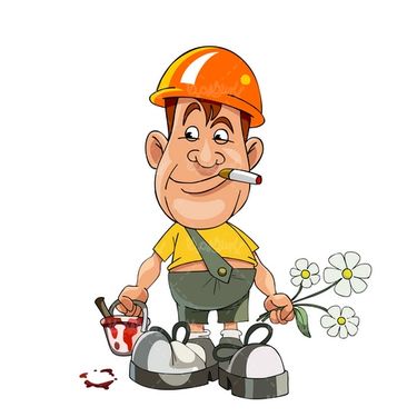 وکتور کاراکتر کارتونی