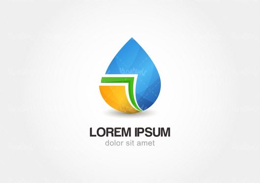 وکتور لوگو قطره