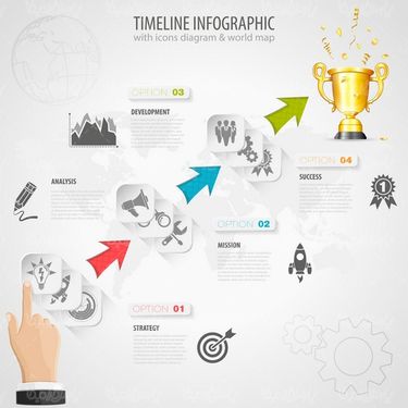 وکتور اینفوگرافی گرافیکی