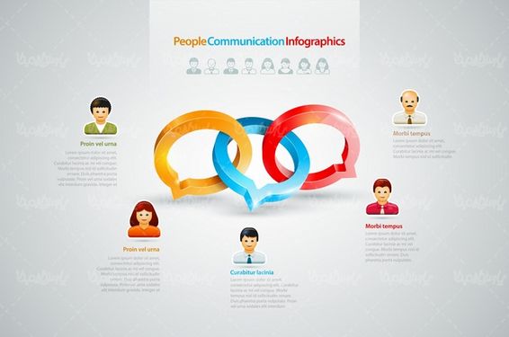 وکتور اینفوگرافی سه بعدی