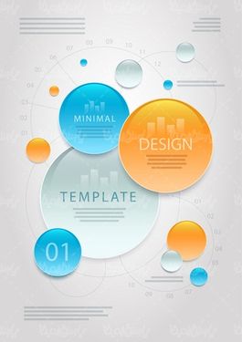 Download 3D infographic vector