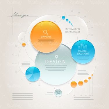 Download 3D infographic vector