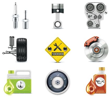 وکتور لوازم یدکی خودرو