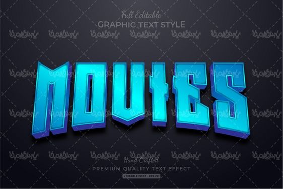 Vector text style