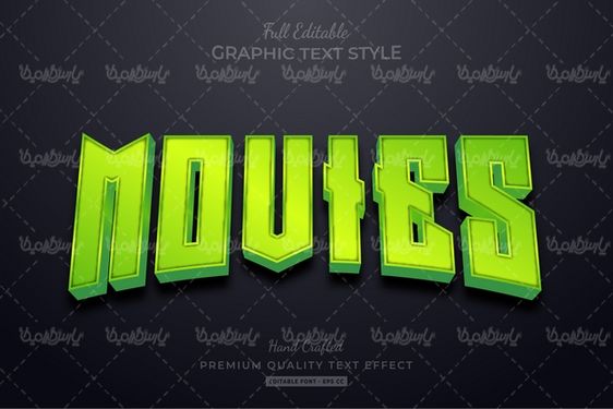Vector text style
