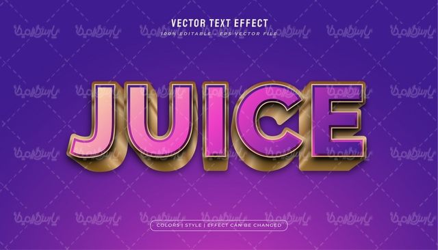 Vector text style