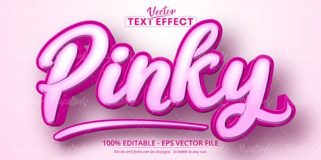 Vector text style