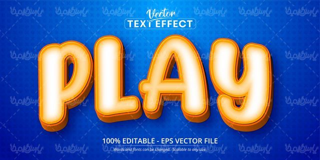 Editable vector font