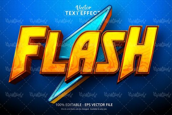 Editable vector font