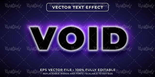 Editable vector font