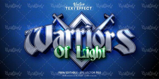 Editable vector font