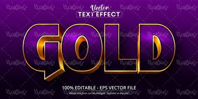 Editable vector font