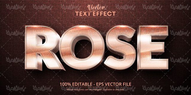 Editable vector font