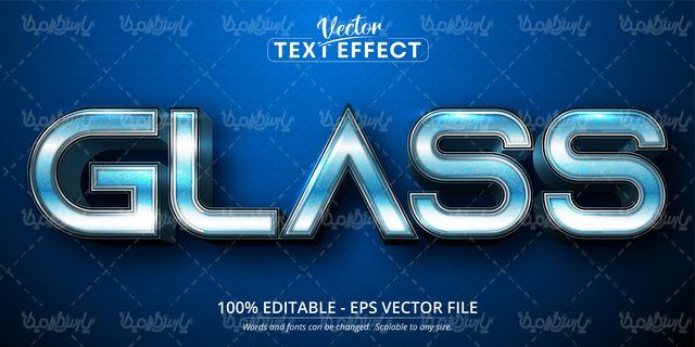 Editable vector font