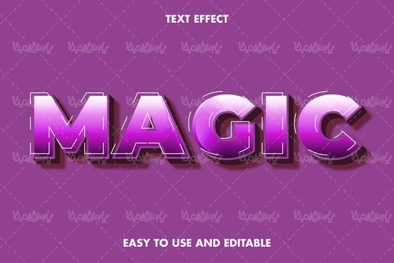 Editable vector font