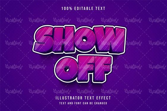 Editable vector font