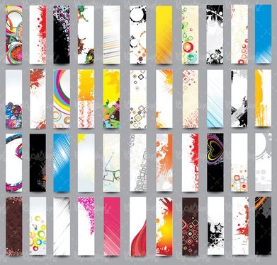 Vector background set