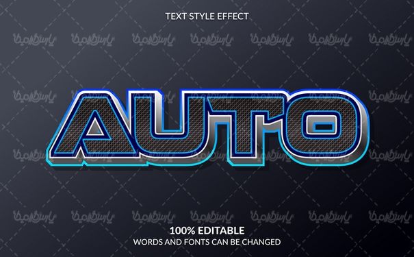 Editable vector font