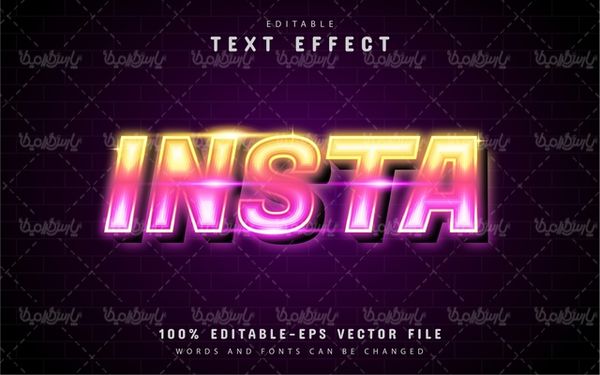 Editable vector font