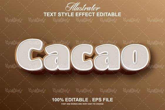 Editable vector font
