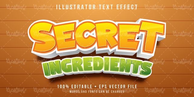 Editable vector font