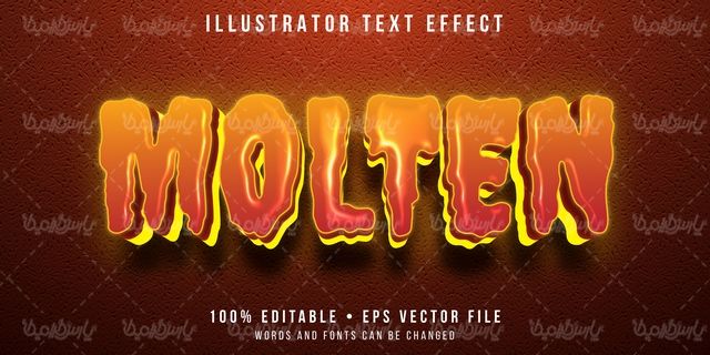 Editable vector font