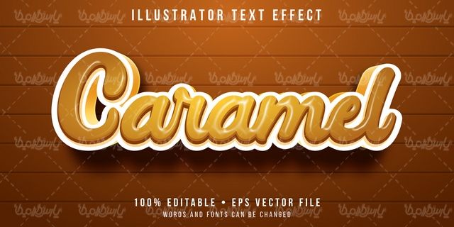 Editable vector font
