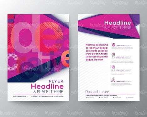 Vector brochure template