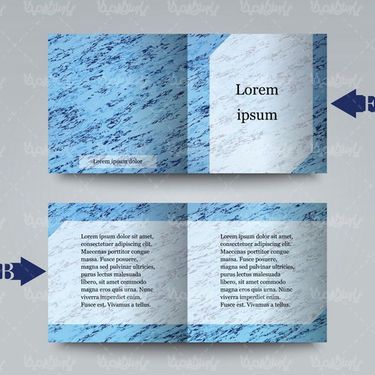Vector brochure template