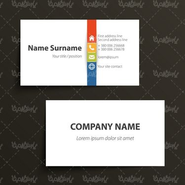 وکتور کارت ویزیت