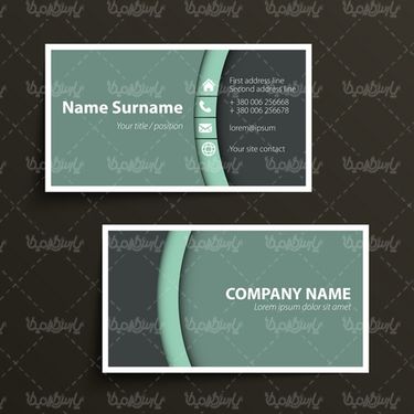 Business card vector