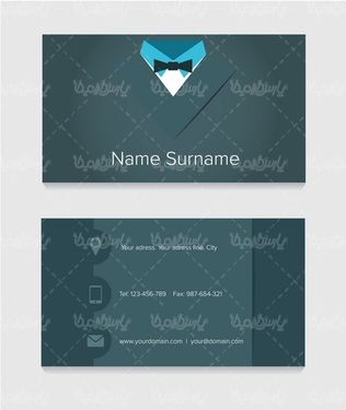 Business card vector