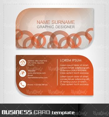 وکتور طرح کارت ویزیت