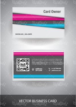 وکتور کارت ویزیت گرافیکی