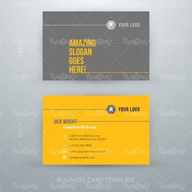 وکتور کارت ویزیت گرافیکی