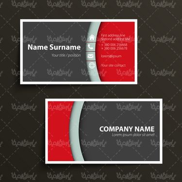Business card vector