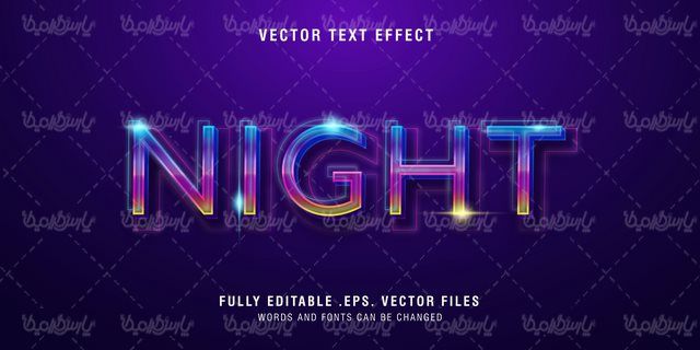 وکتور افکت متن