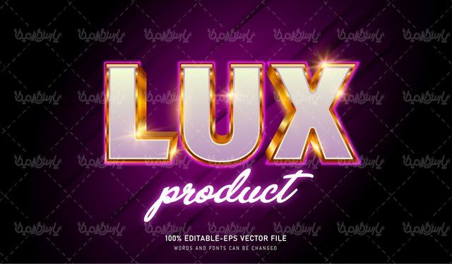 وکتور استایل متنی